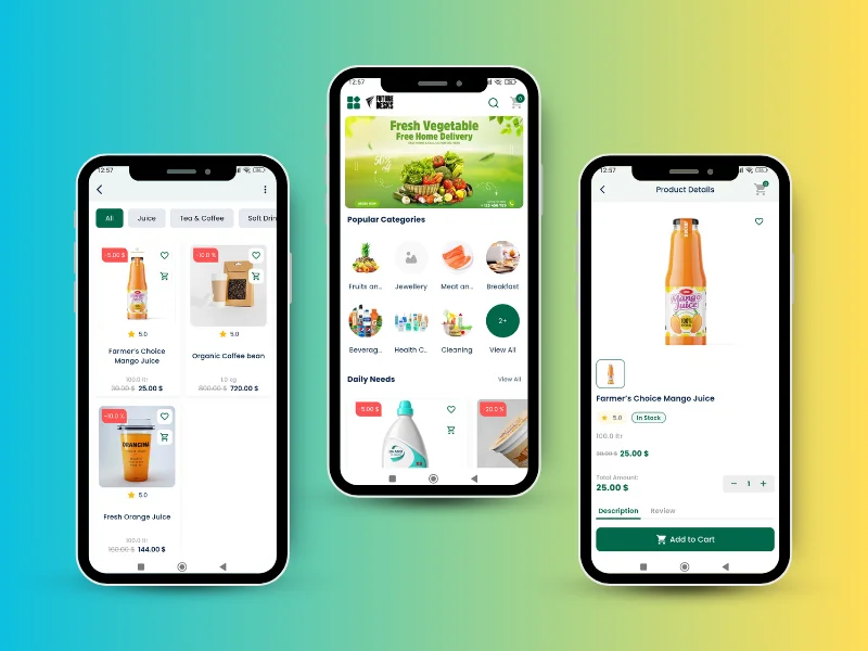 Grocery App Screenshot